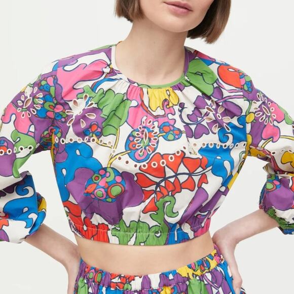 Rhode Adeline Top Woodstock Floral Rainbow - Picture 14 of 14